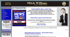 Desktop Screenshot of mitchwilliamsmagic.com